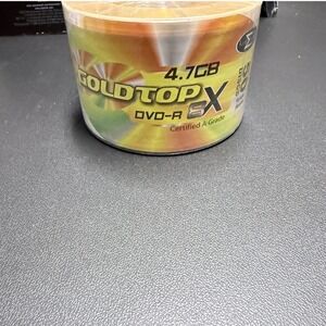 Sumvision Gold Top X DVD R 4.7GB 8X Speed 50 Discs Blank Media Ritek Made New